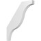 Ekena Millwork 3 1/2-in. W x 30-in. D x 36-in. H Funston Architectural Grade PVC Knee Brace BRCP035X30X36FST - alternate 1
